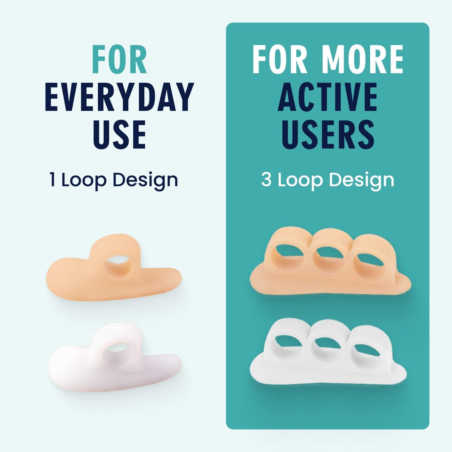 Durable, washable hammer toe cushions designed for long-lasting use.