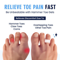 Dr. Frederick's Original Hammer Toe Corrector Gels with soft cushion reduces friction inside shoes