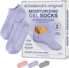 Dr. Frederick's Original medias gel hidratantes para pies, hidratación suave al uso