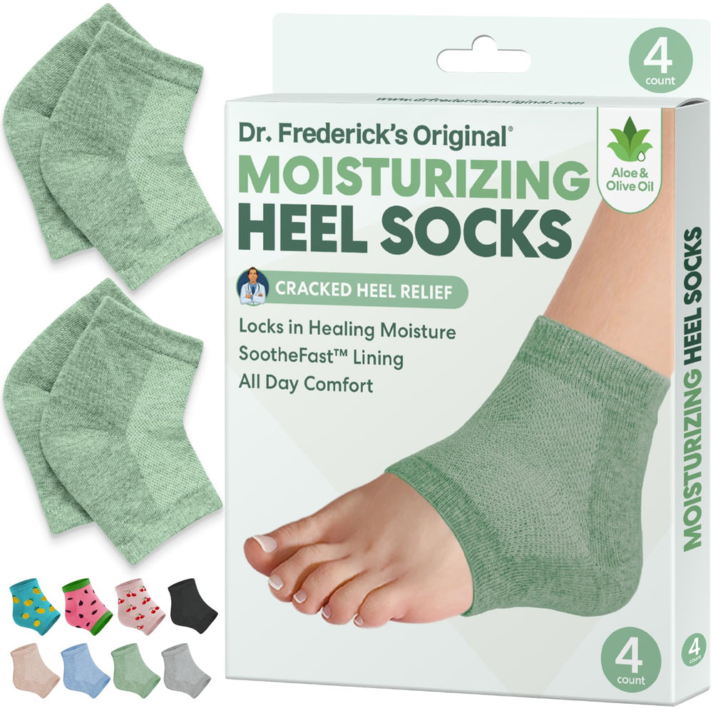 Dr. Frederick's Original calcetines talones hidratados para suavidad