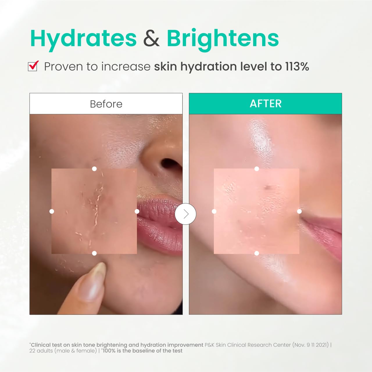 Dr.G Brightening Peeling Gel incluye ácido hialurónico para hidratación ligera