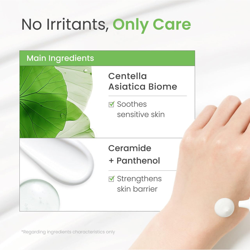 Centella Asiatica, ingrediente clave en Dr. G para cuidado suave.