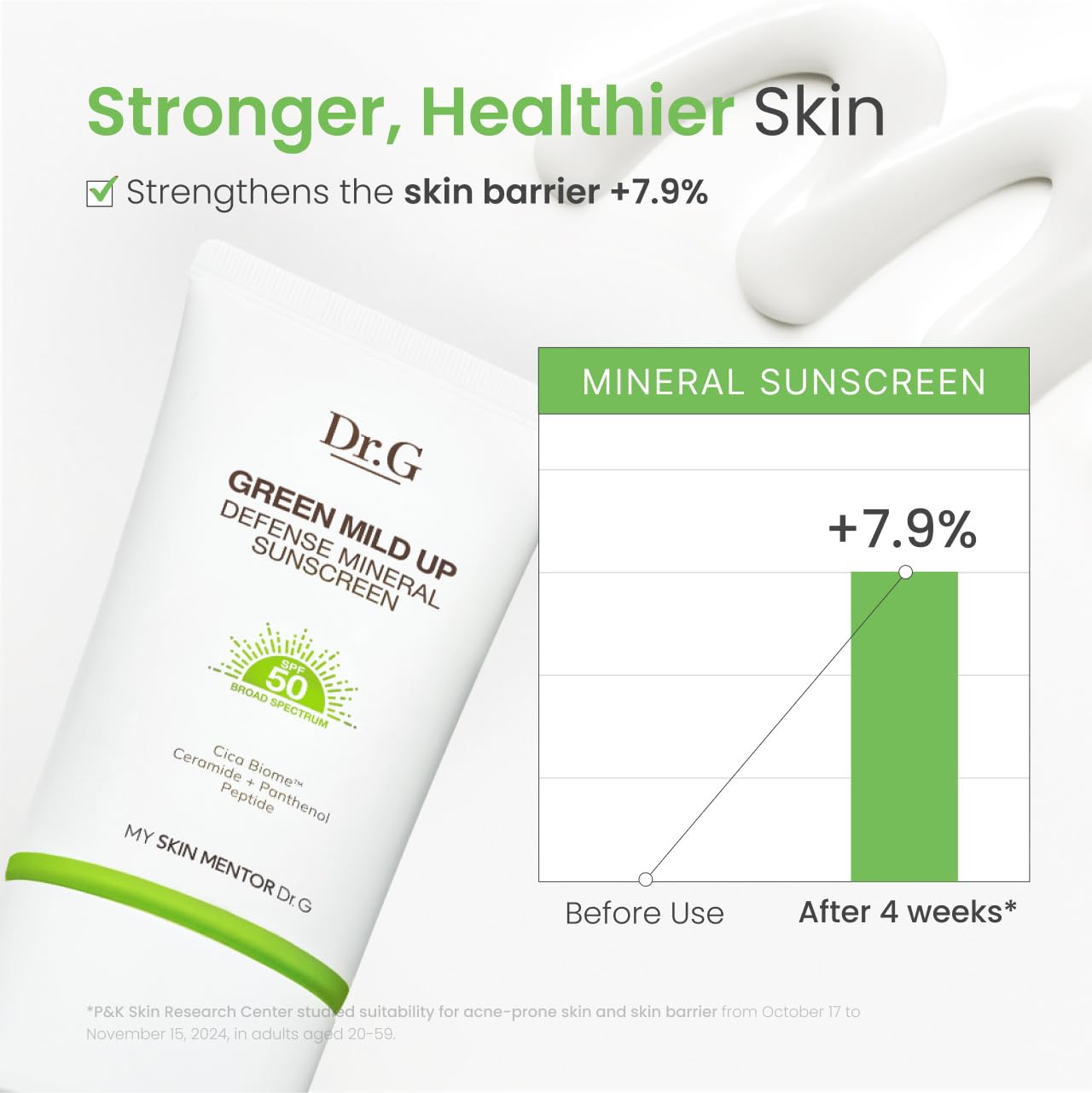 Envase de 50 ml del protector solar mineral Dr. G.