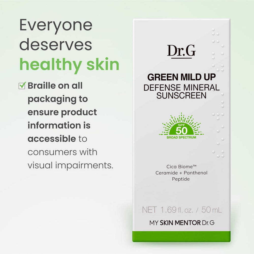 Uso diario con Dr. G protector solar mineral, ligero y cómodo.