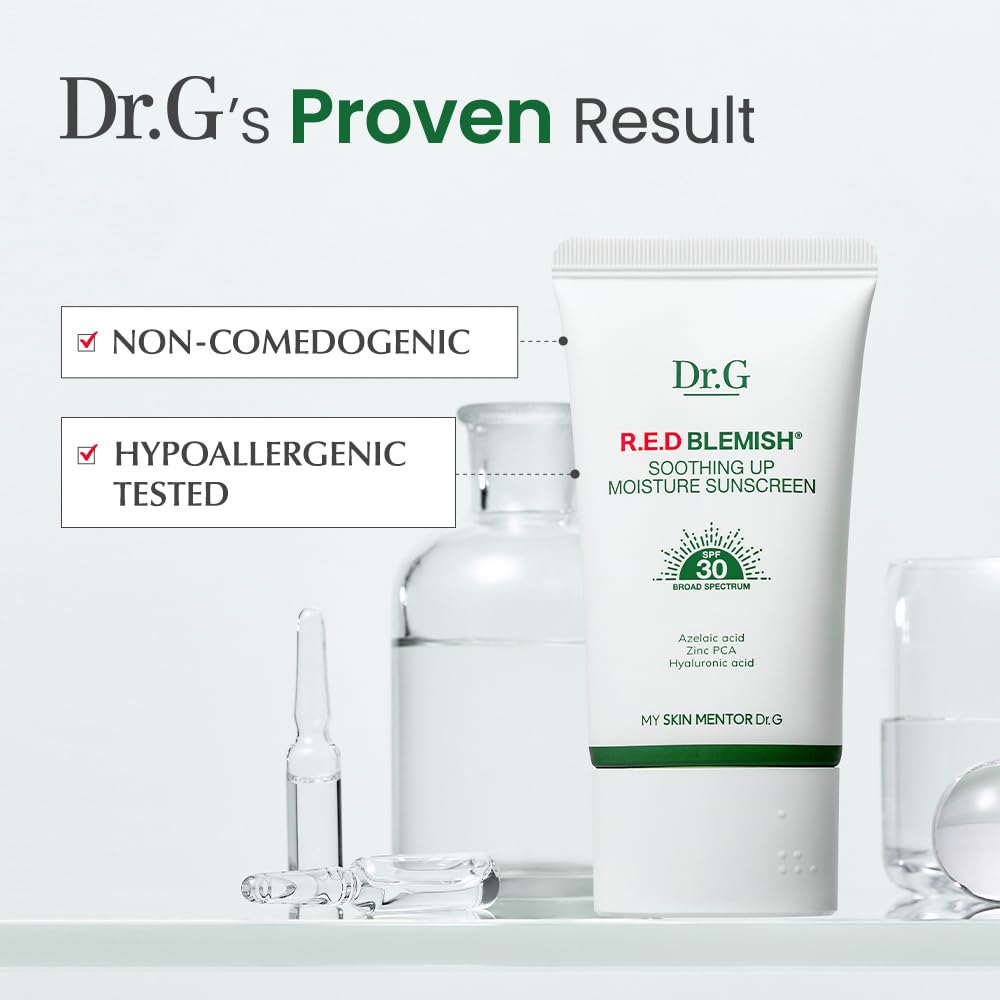 Dr.G R.E.D. Blemish Soothing Up, sensación fresca al aplicar sobre la piel.