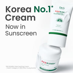 Dr.G R.E.D. Blemish Soothing Up, textura crema ligera, sensación no grasa.