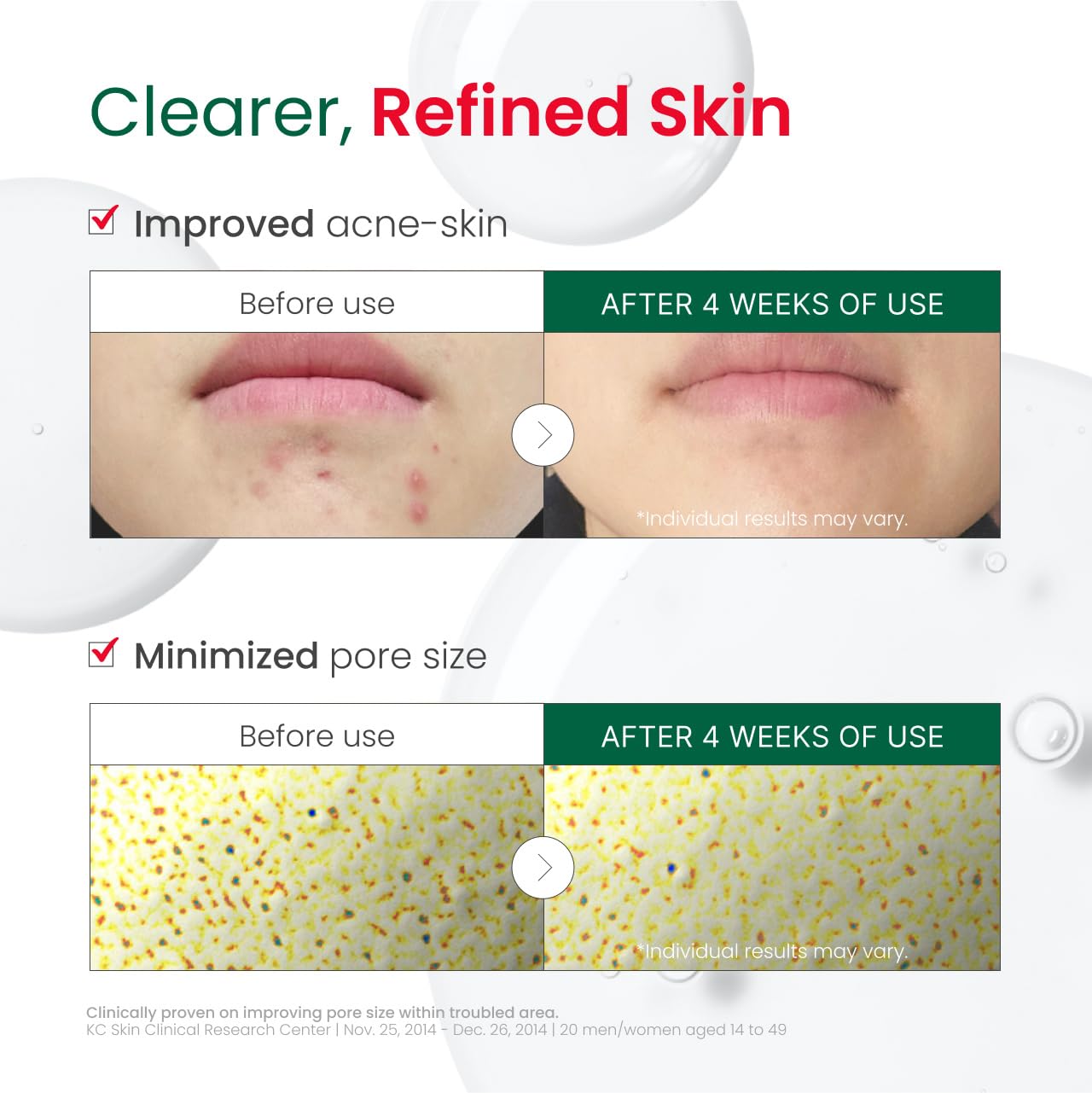 Dr. G R.E.D. cooling effect visual suggesting redness relief.