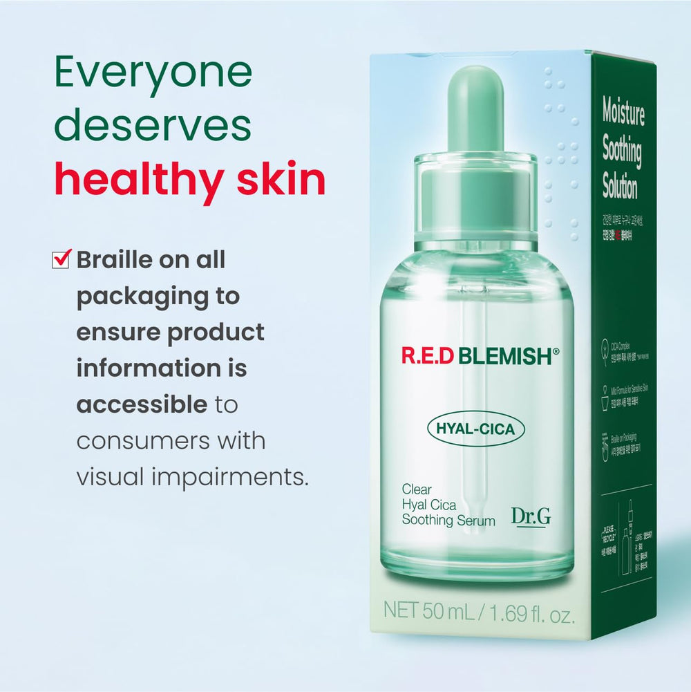 Dr. G R.E.D. hyaluronic serum applied to skin for moisture.