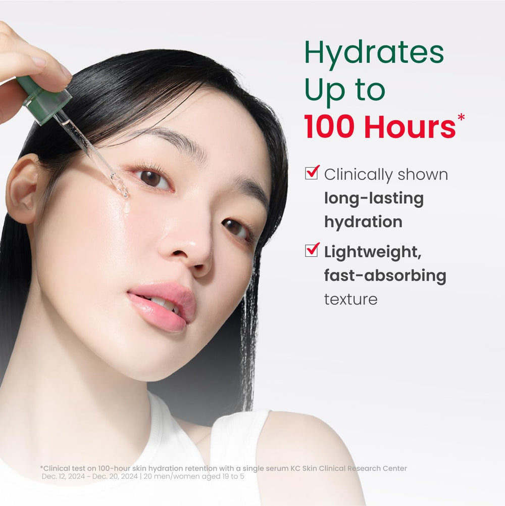 Dr. G R.E.D. serum pump dispense highlighting fast absorption.