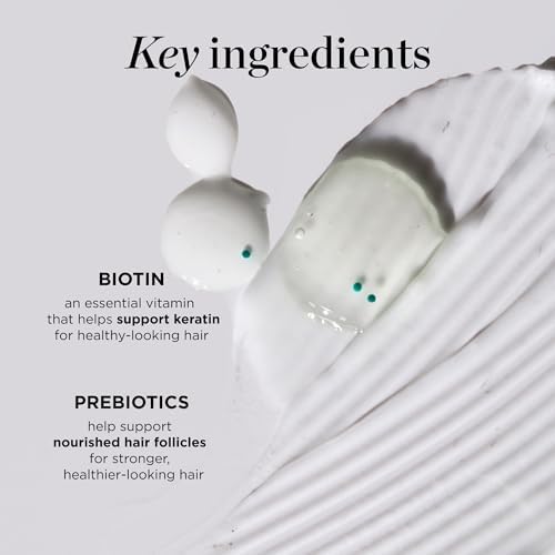 Biotin Rosemary Caffeine blend highlighted on packaging for scalp-friendly care.