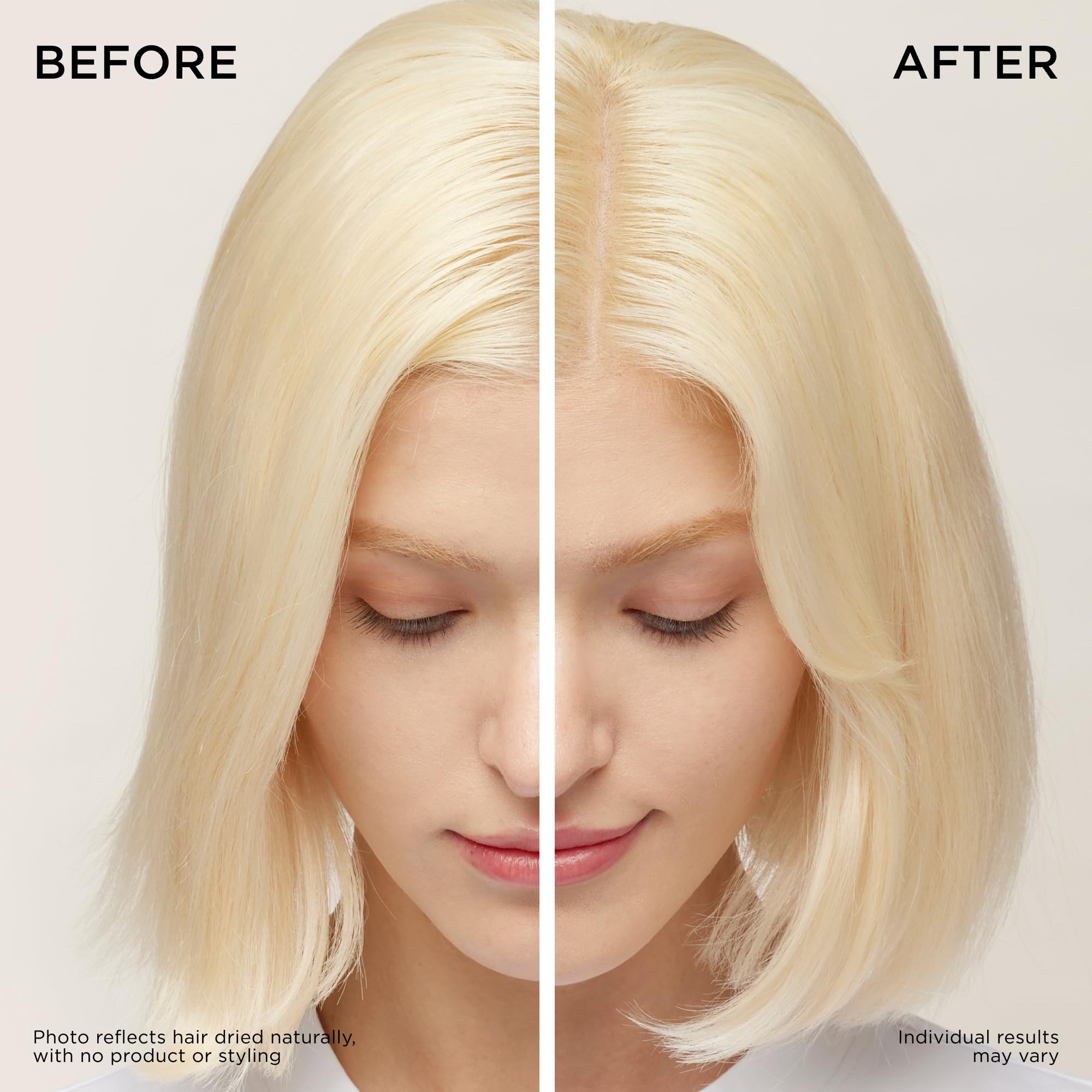 Hydrated scalp with balanced moisture from the conditioner
