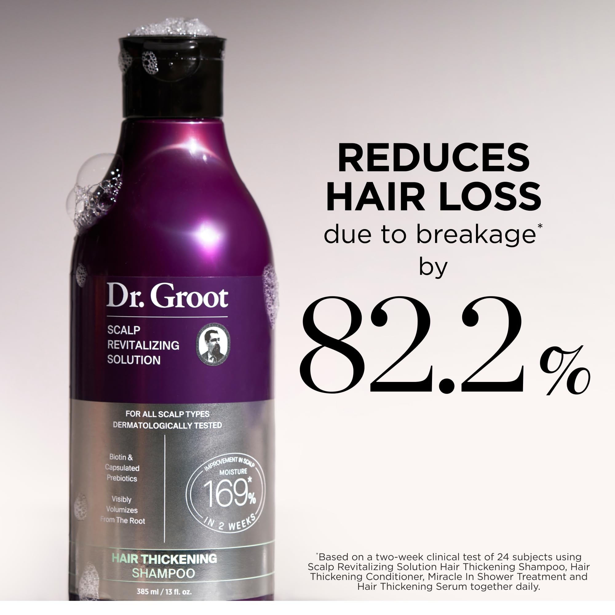 Dr. Groot mascarilla ducha exfoliación: limpieza profunda del cuero cabelludo.