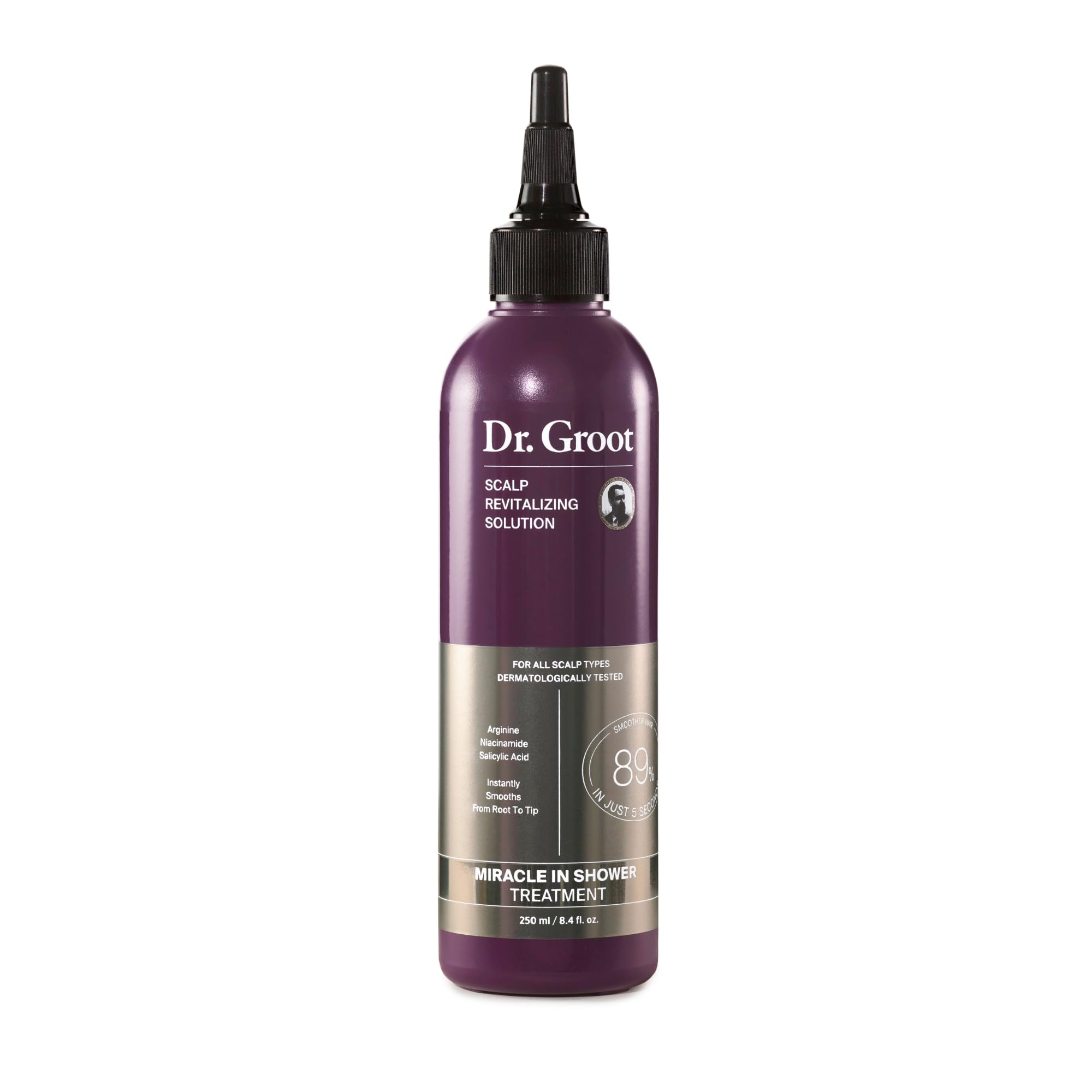 Dr. Groot Miracle in Shower bottle for scalp hydration in seconds
