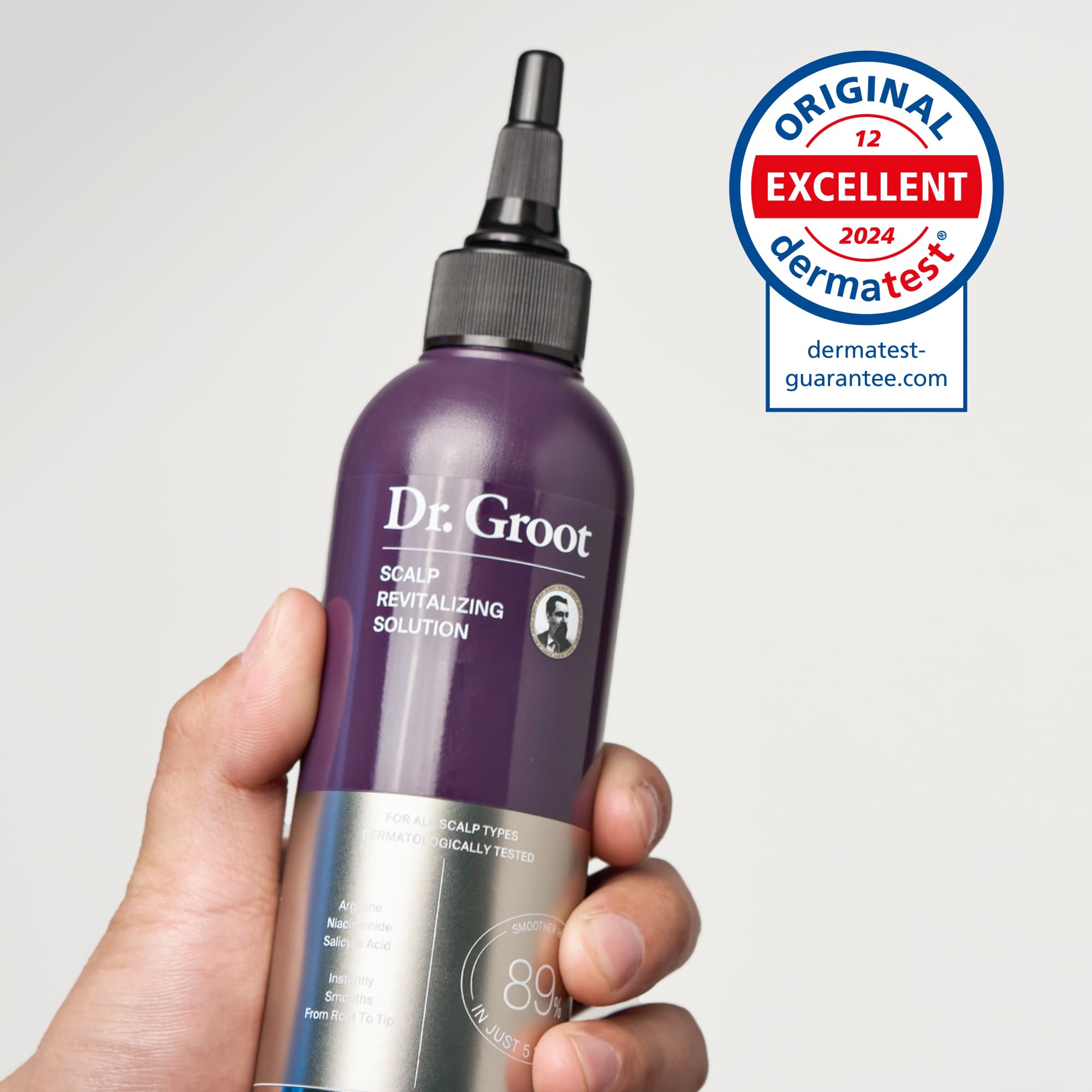 Dr. Groot Miracle in Shower creamy texture close-up for smoother feel