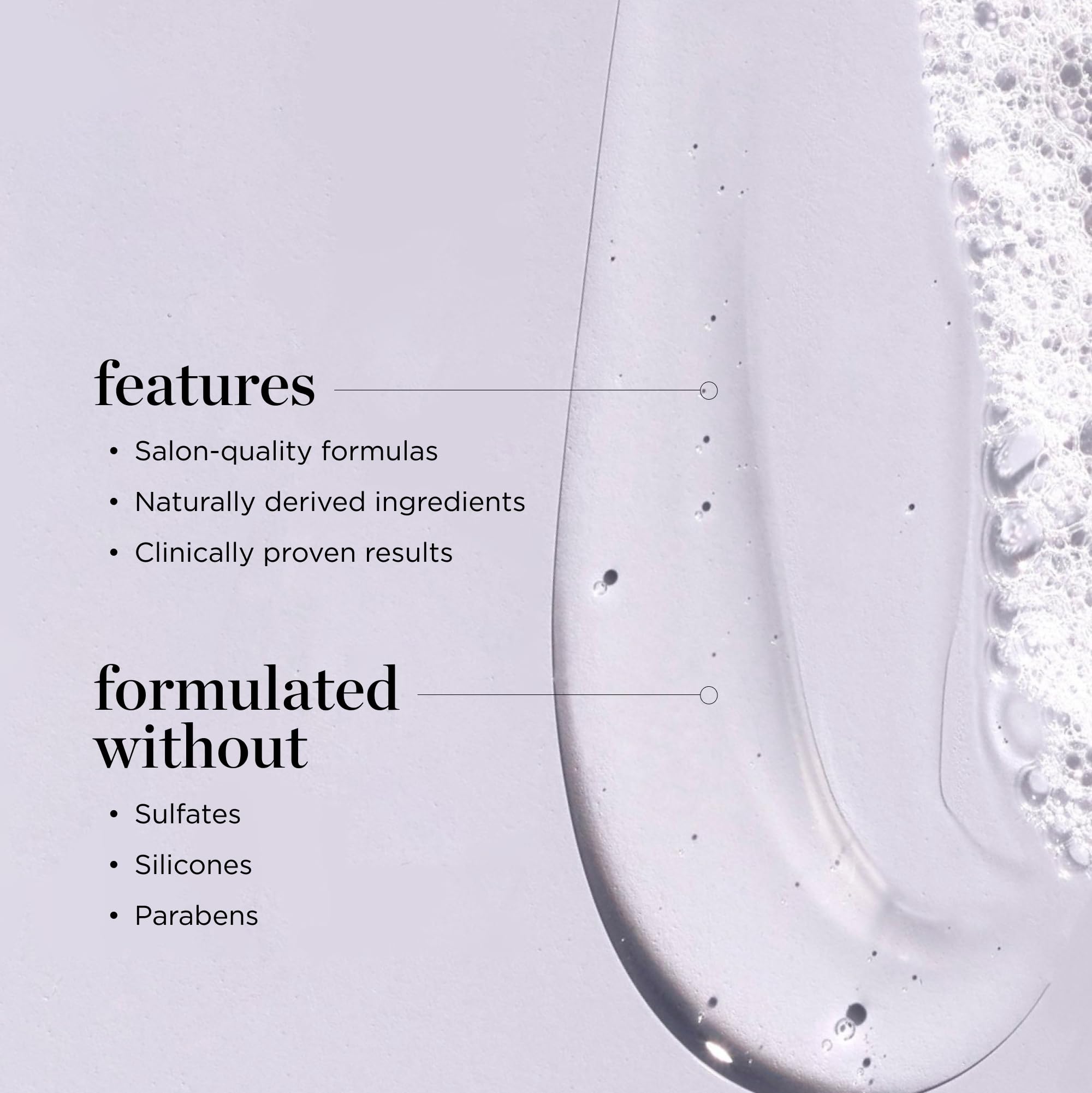 Dr. Groot Scalp Shampoo splash highlights refreshing citrus-geranium scent