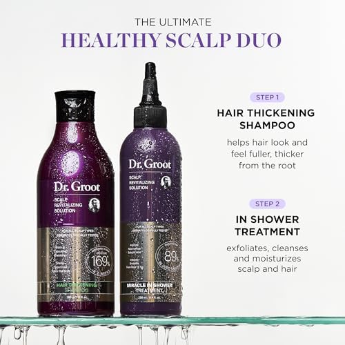 Foamy lather massaging into damp scalp during cleanse.