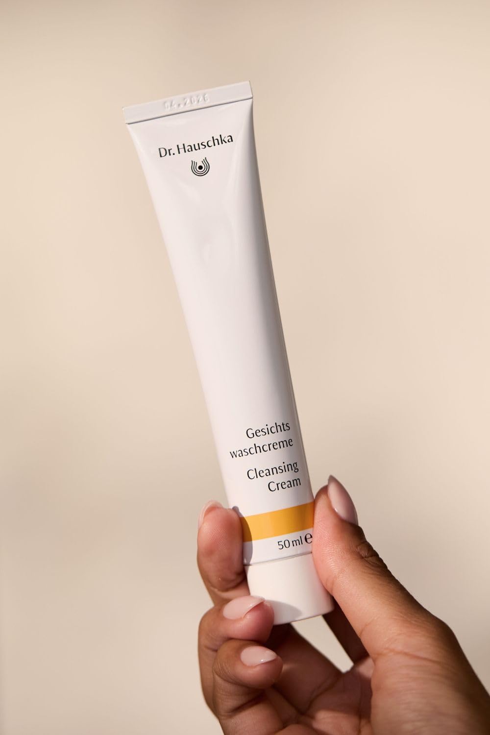 Dr. Hauschka Cleansing Cream 1.7 oz packaging photo emphasizes compact travel-friendly size