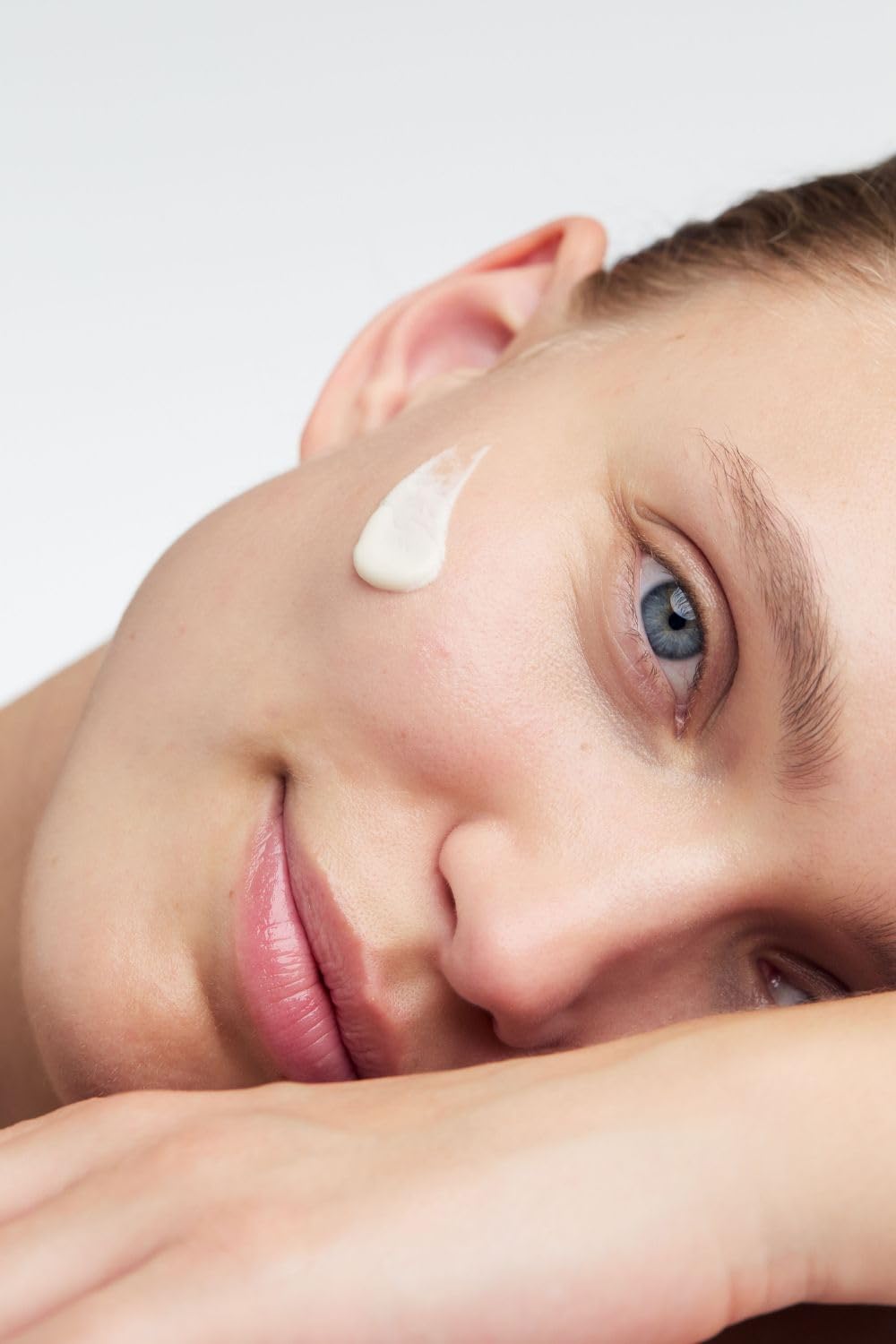 Rose Day Cream applied to neck and décolleté for even coverage