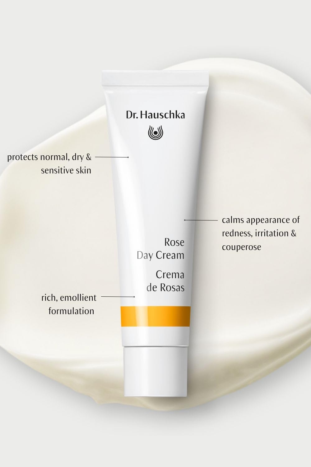 Dr Hauschka Rose Day Cream packaging box and jar for premium skincare ritual
