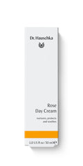 Dr Hauschka Rose Day Cream texture on skin demonstrating moisture preservation after cleansing