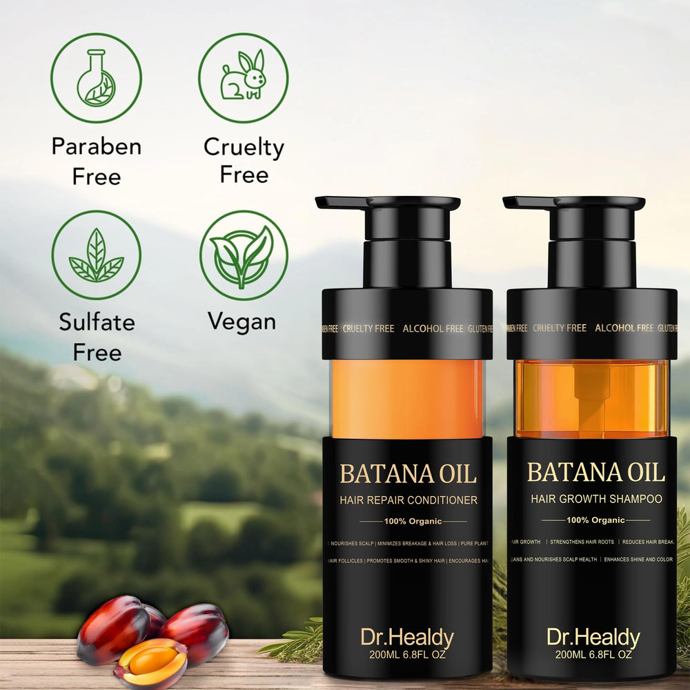 Batana oil ingredient illustration in Dr. Healdy formula for nourishment.