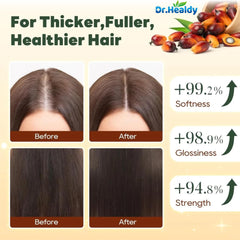 Closeup of Dr. Healdy conditioner texture for hydration and smoothness.