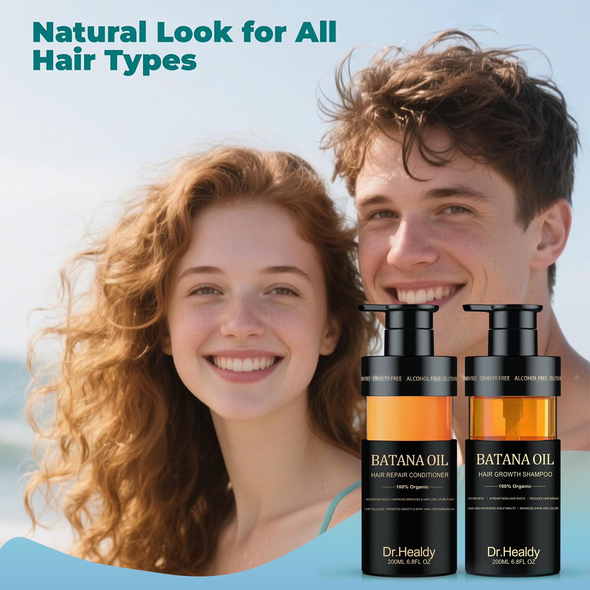 Sulfate-free seal on Dr. Healdy packaging for gentle cleansing.