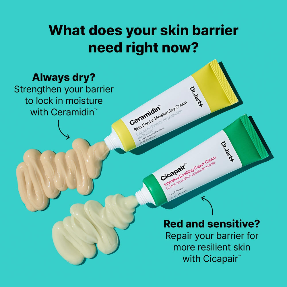 Dr.Jart+ Ceramidin Skin Barrier Cream routine scene for hydration