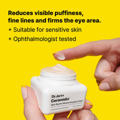 Texture swirl of Ceramidin under eye cream for smooth blending