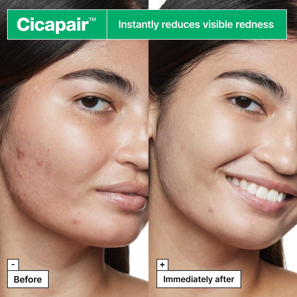 Mineral SPF protection from zinc oxide and titanium dioxide in the Cicapair formula.