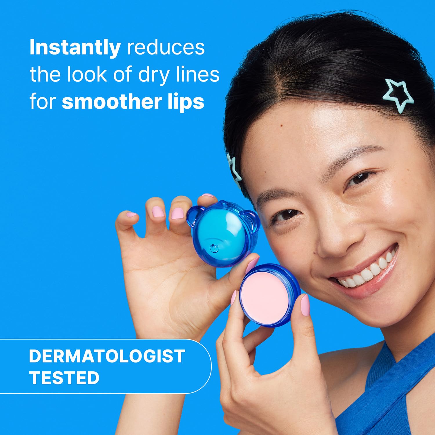 Dr.Jart+ lip primer base before lipstick for smoother color.
