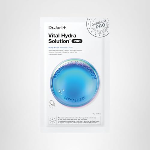 Dr.Jart+ Dermask Vital Hydra Solution Glow tamaño de viaje perfecto para cuidado continuo.