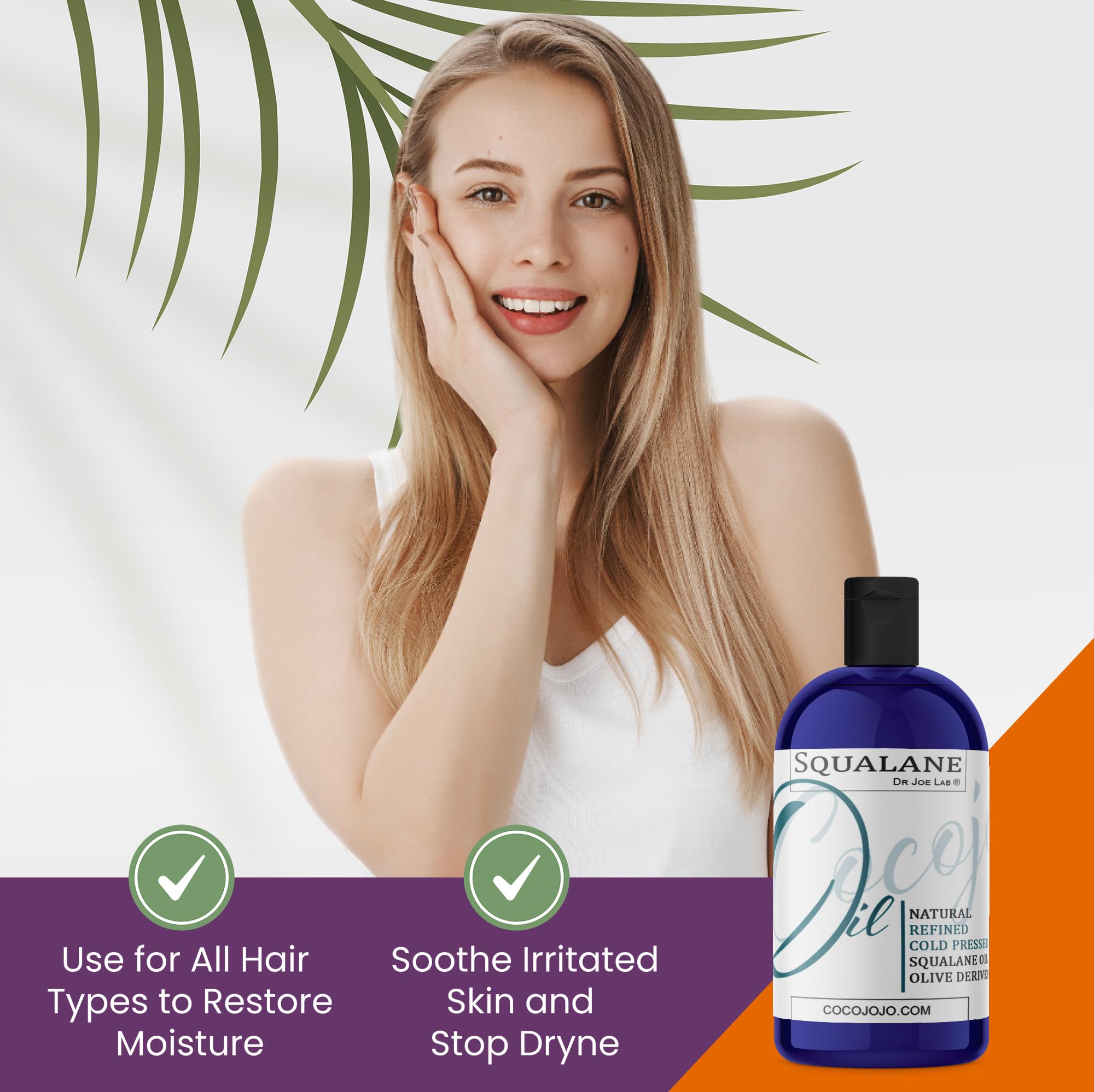 Dr Joe Lab Esqualano: cuidado capilar con brillo natural sin grasa.