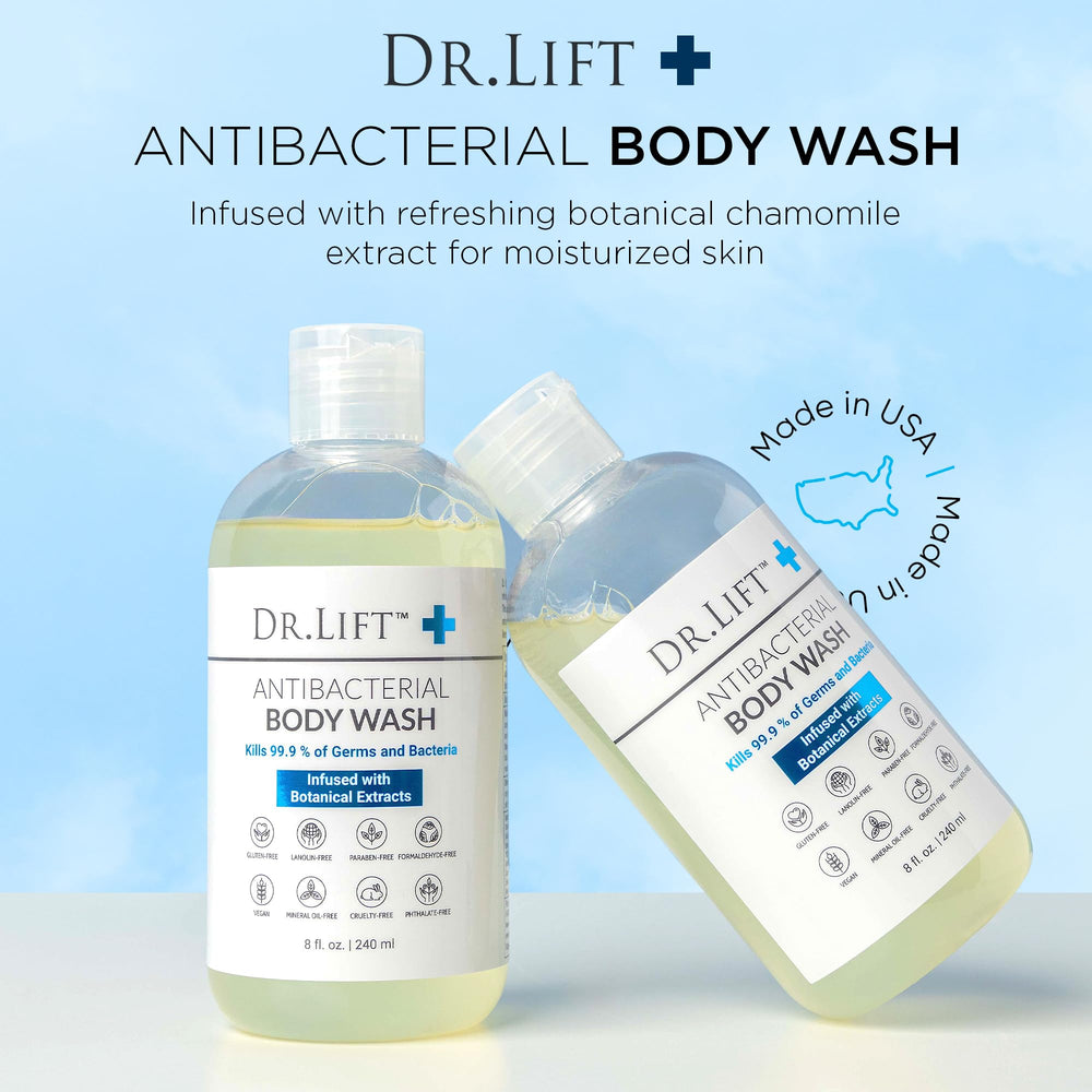 DR. LIFT Etiqueta vegana y sin parabenos para cuidado responsable.