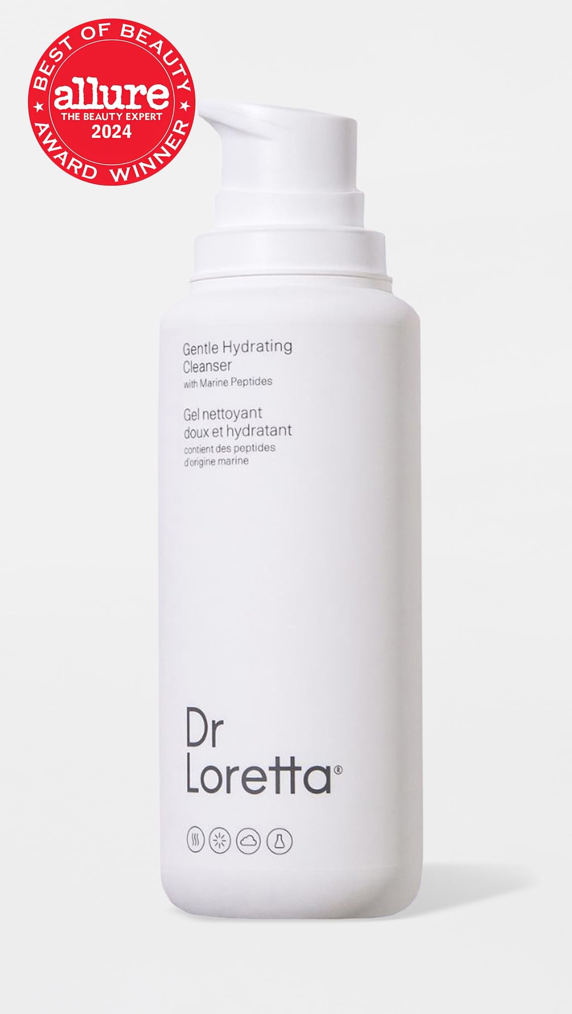 Textura gel suave que limpia sin irritar ojos