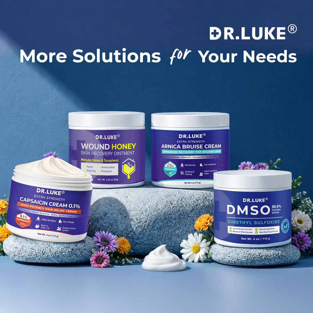 Presentación en caja de Dr. Luke Miel de Manuka Wound Gel.