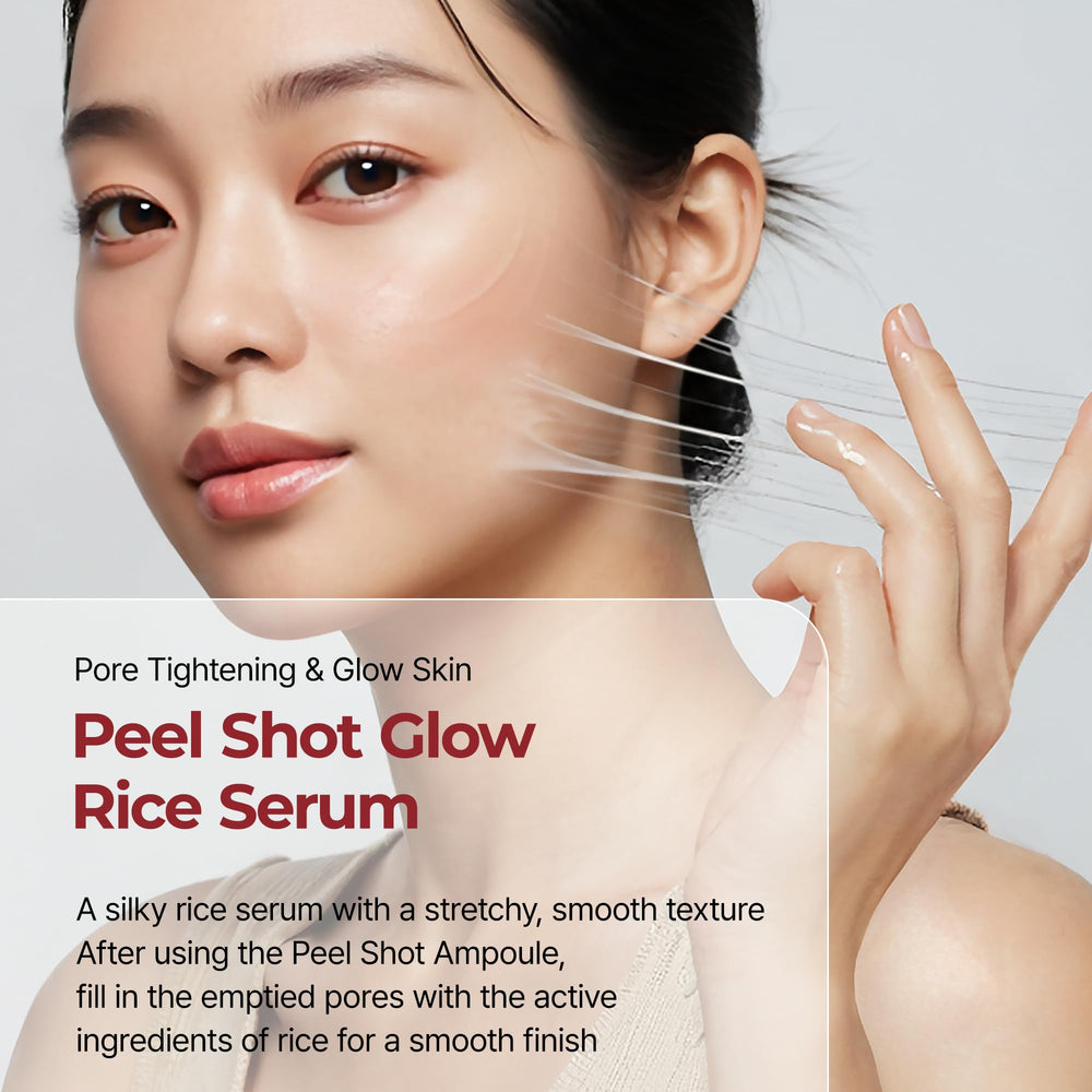 Dr.Melaxin serum applied during skincare routine for texture improvement