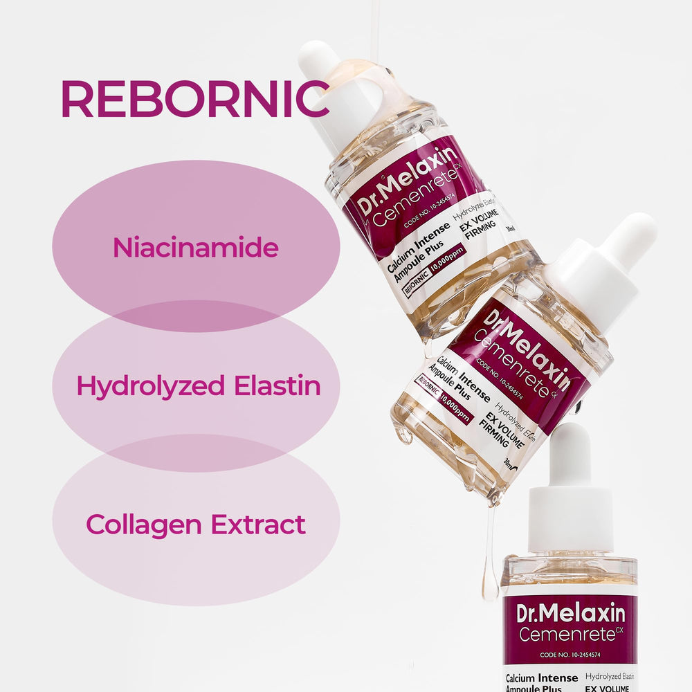 Dr. Melaxin Cemenrete Calcium Ampoule Plus adenosine-niacinamide close-up for eye care