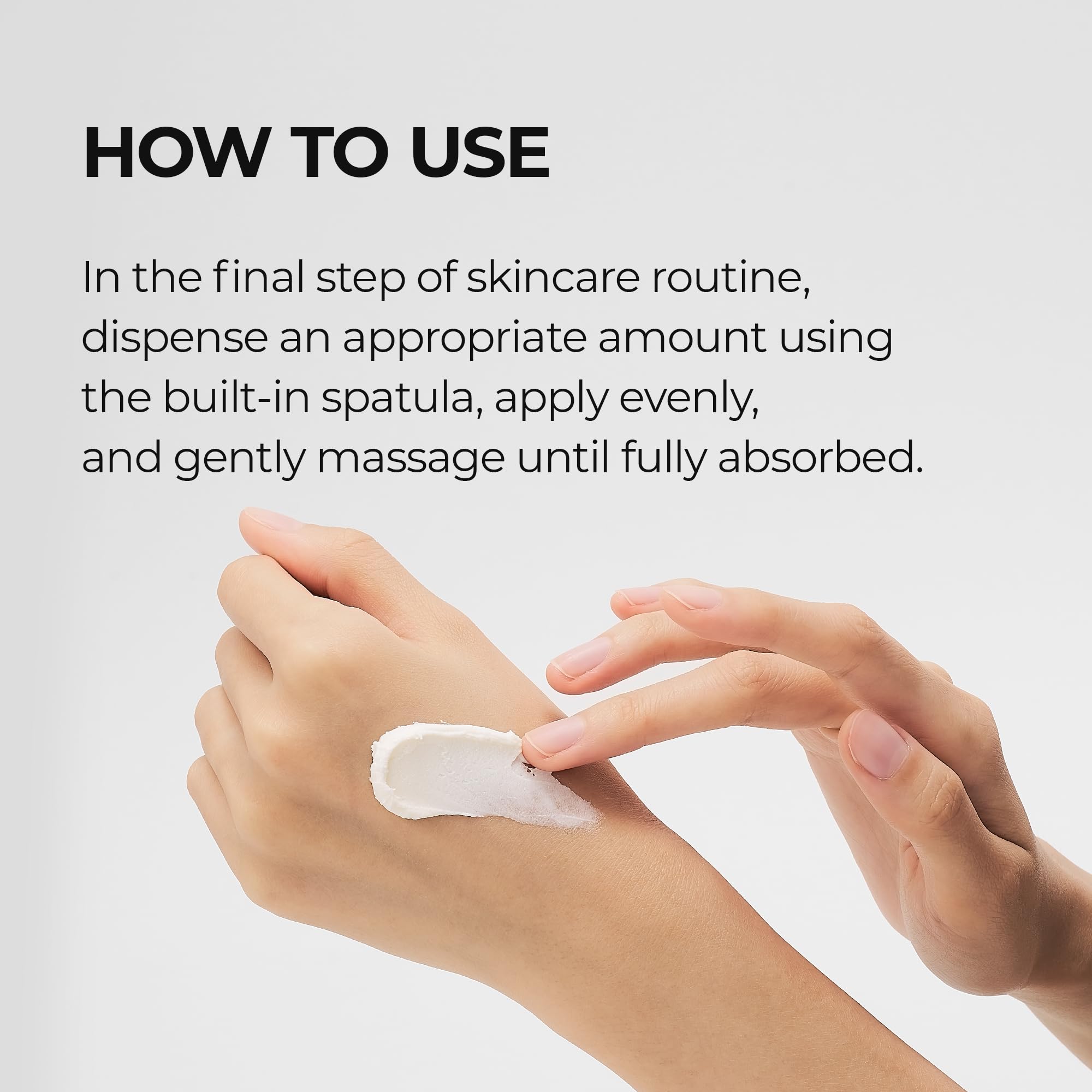 Swatch on forearm with Dr. Melaxin Cemenrete for even tone