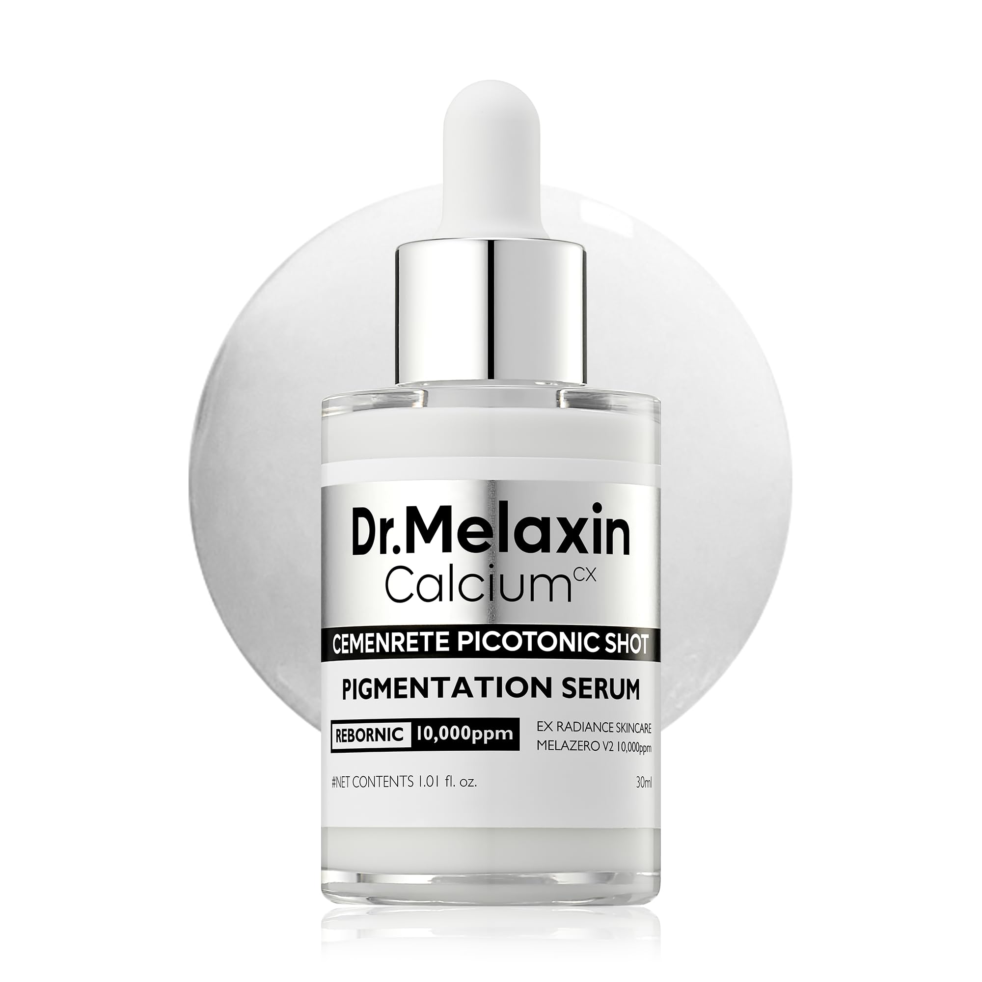 Dr.Melaxin Cemenrete Shot bottle ready for daily use and even skin tone.