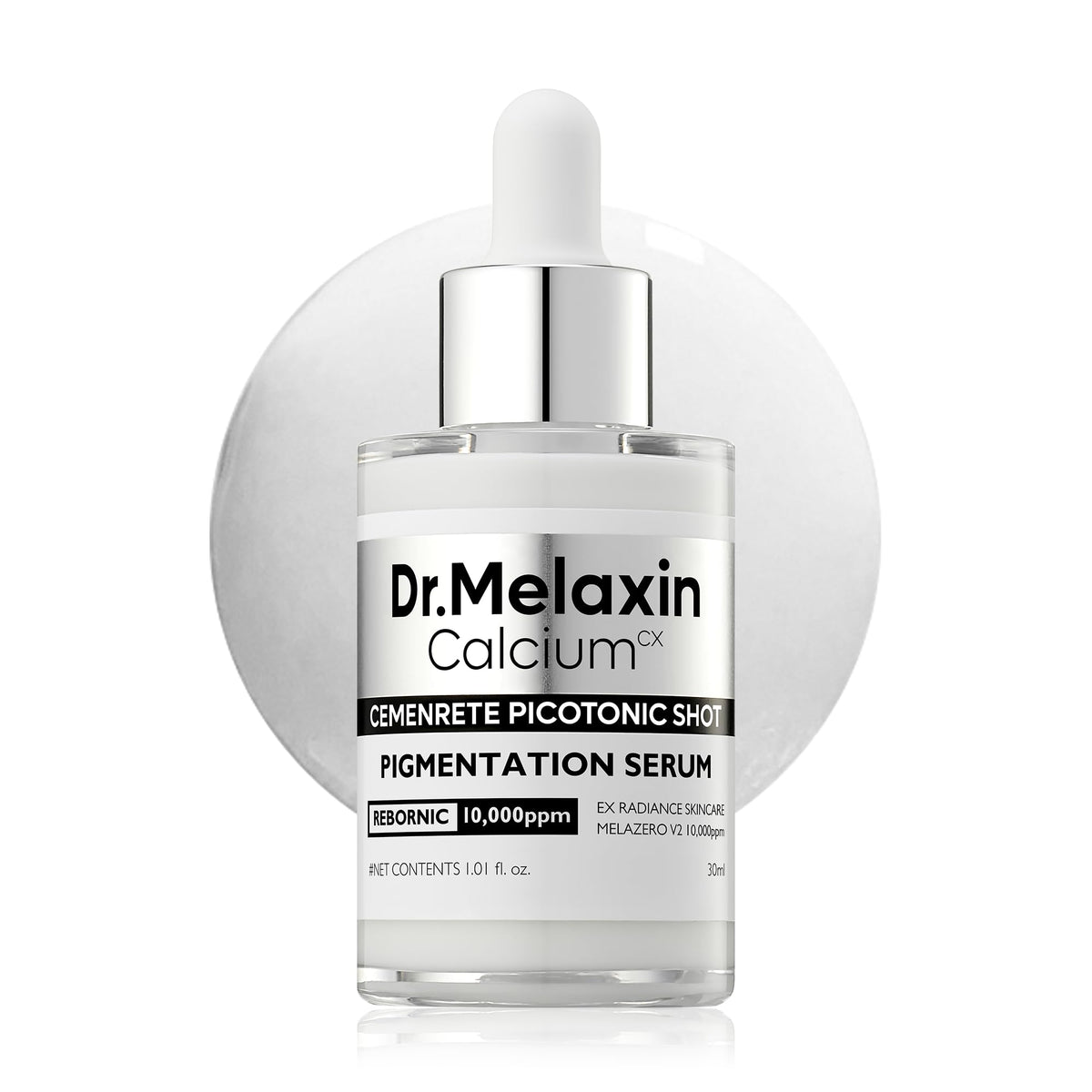 Dr.Melaxin Cemenrete Shot bottle ready for daily use and even skin tone.