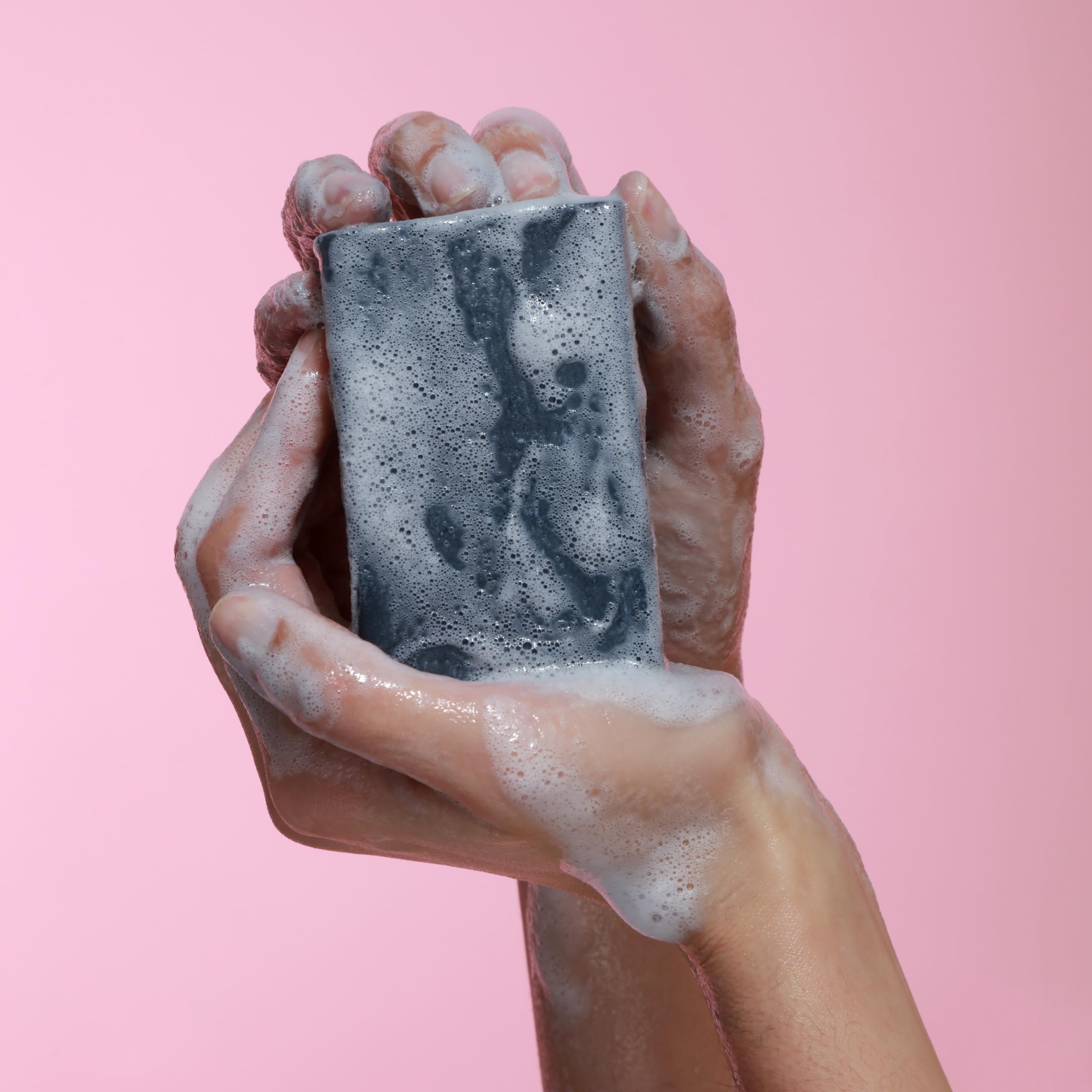 Dr Natural Black Bar Soap cruelty-free badge shown.
