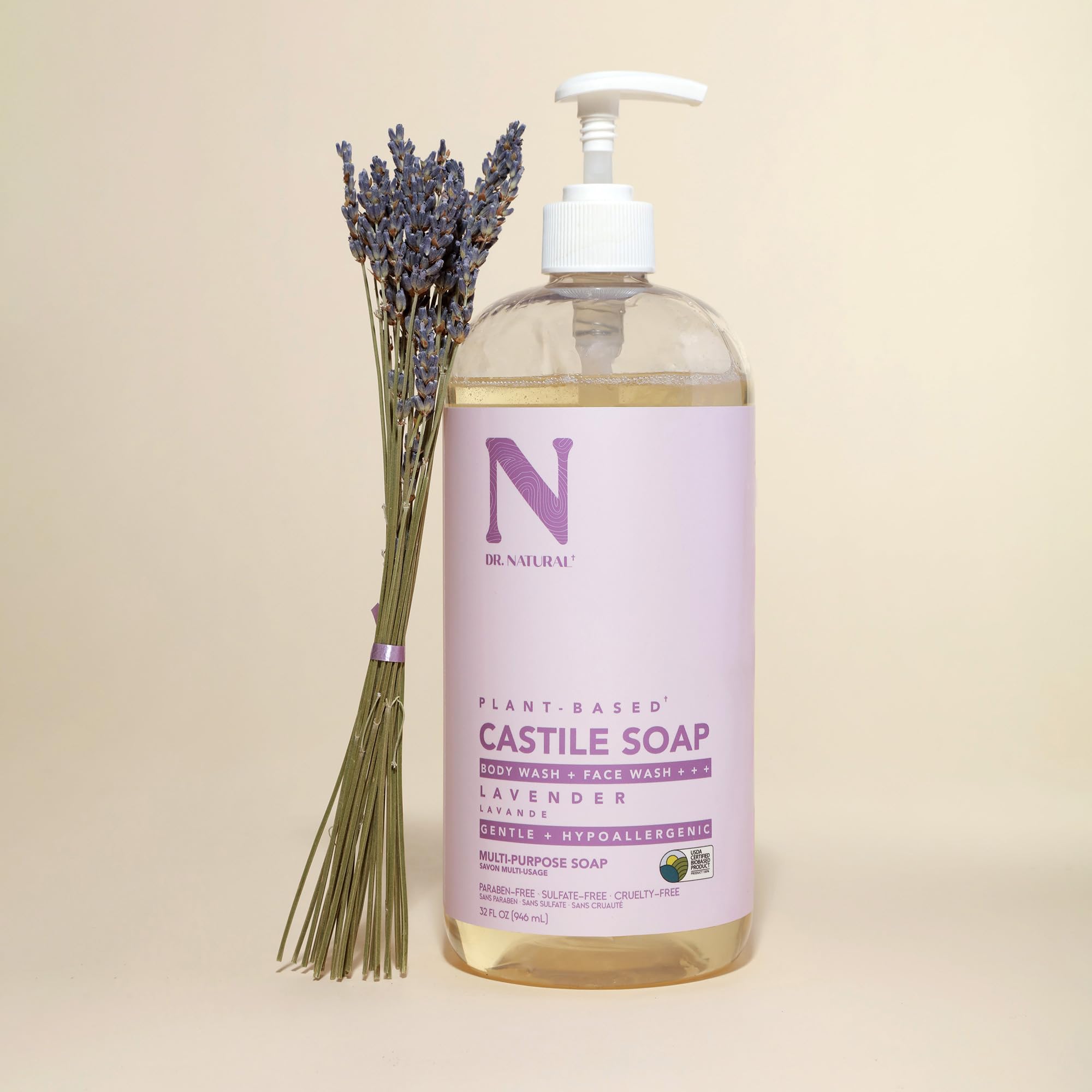 Versatile option double-duty as shampoo for daily use.