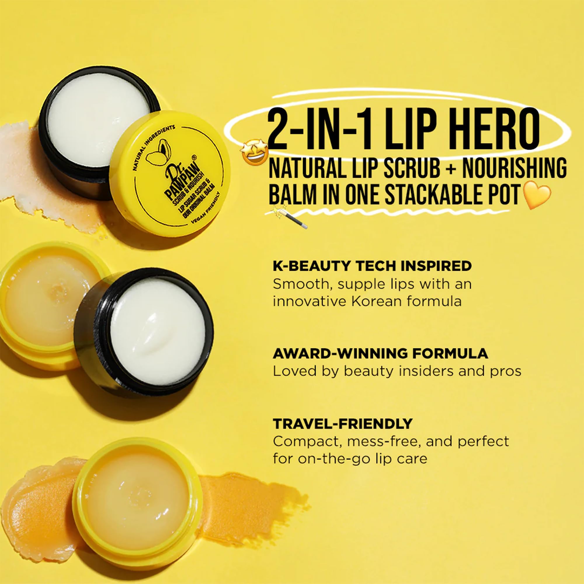 Dr. PawPaw Aloe gel detail emphasizing soothing hydration for sensitive lips