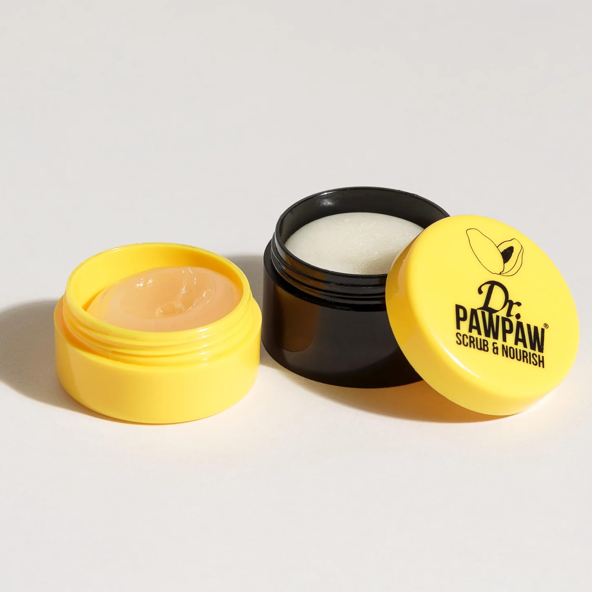 Dr. PawPaw Castor oil bottle pour highlighting moisture retention