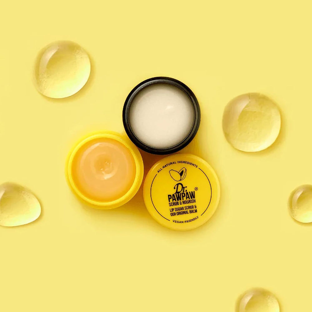 Dr. PawPaw Olive oil droplets closeup signaling lightweight hydration