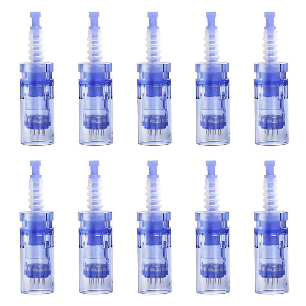 Dr Pen 0.25mm cartridges close-up for at-home microneedling sessions with precision needles