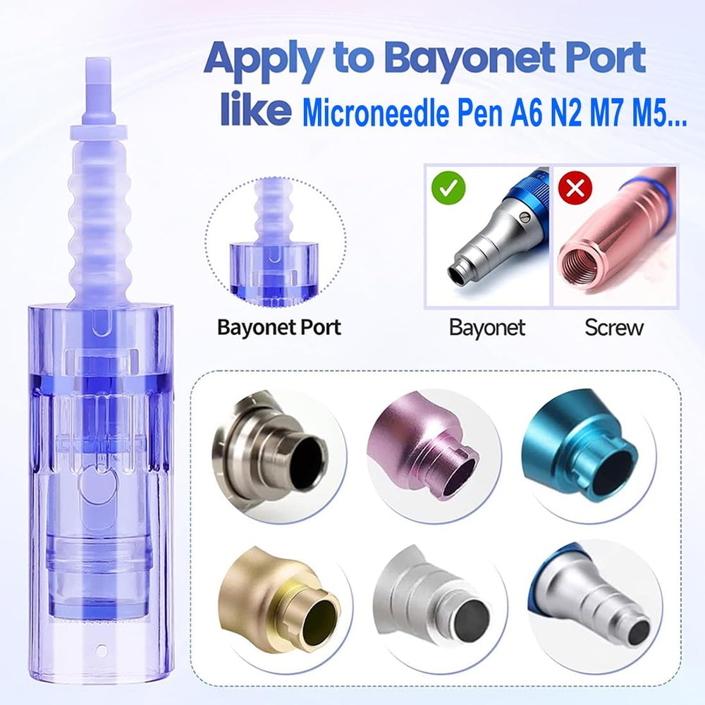 Dr Pen cartridges compatible with A6 N2 M5 M7 with bayonet port for simple setup
