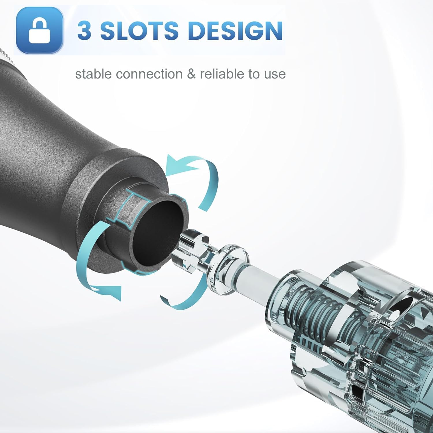 Dr Pen M8 cartridge quick-install image emphasizes simple swap between sessions.