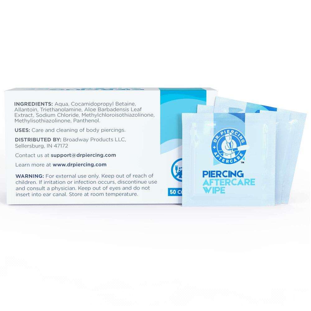 DR. PIERCING AFTERCARE: Higiene segura para piercings y recuperación continua.